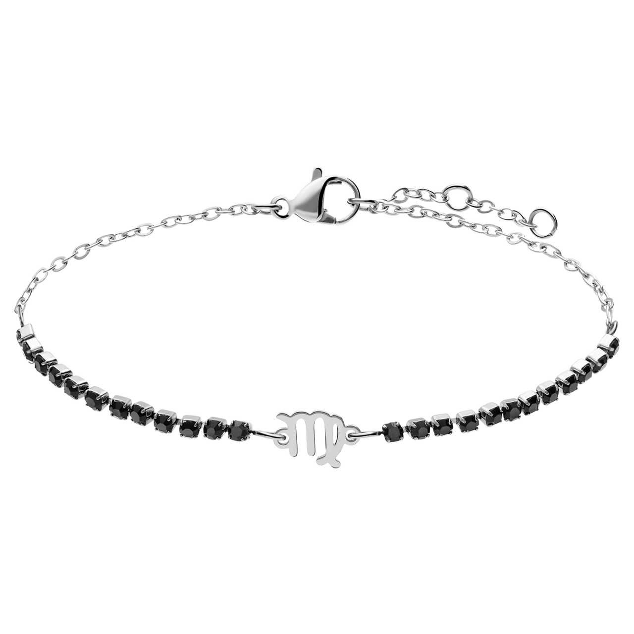 Stalen tennis armband Maagd/Virgio