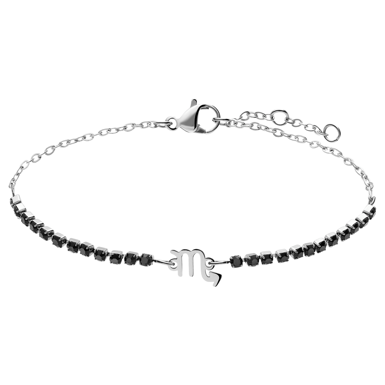 Stalen tennis armband Schorpioen/Scorpio