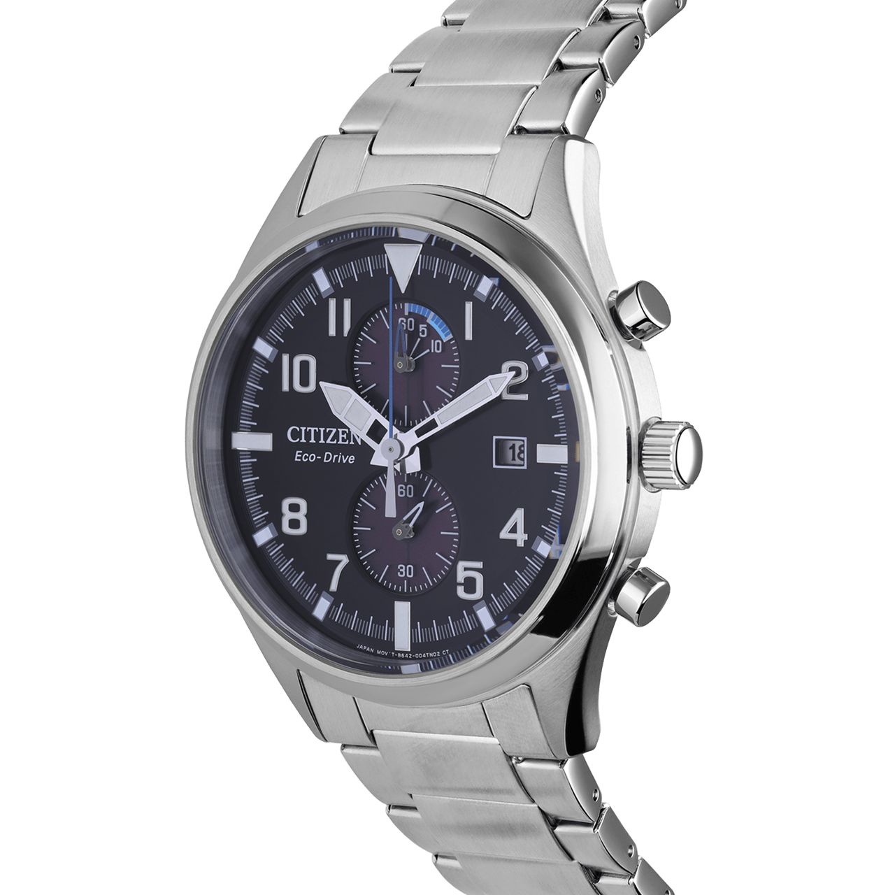 Citizen Solar Herrenarmbanduhr aus Stahl CA7028-81E