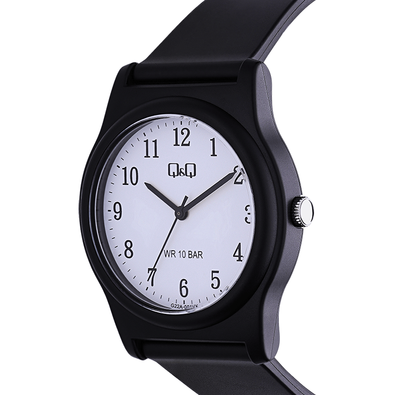 Q&Q Herrenuhr mit Gummi-Armband G22A-001VY
