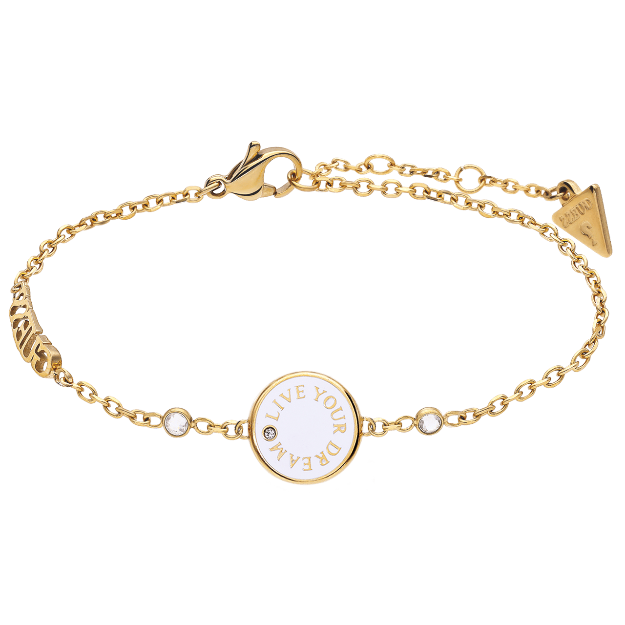 Guess stalen goldplated armband DREAMING GUESS