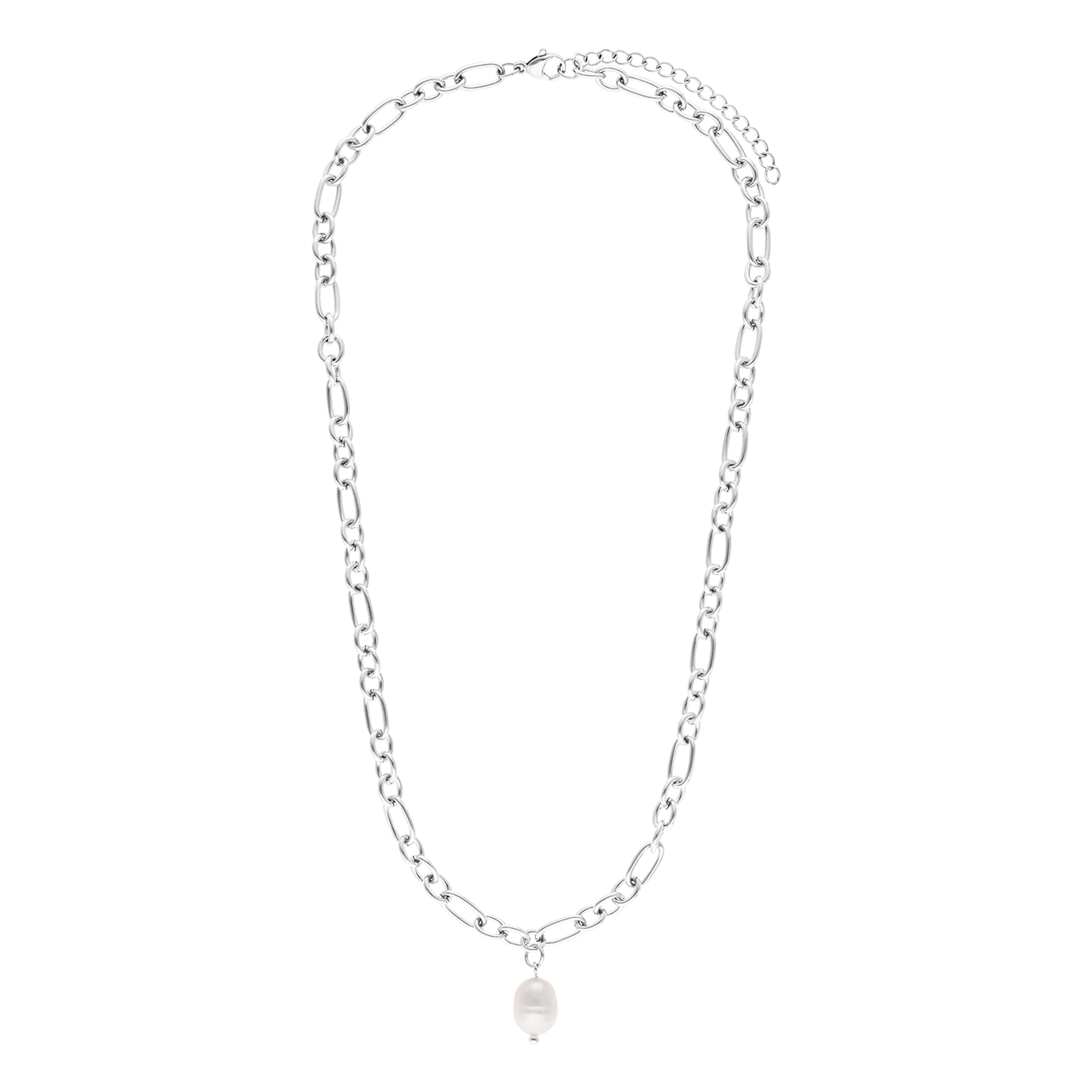 Myla stainless steel ketting met parel voor dames