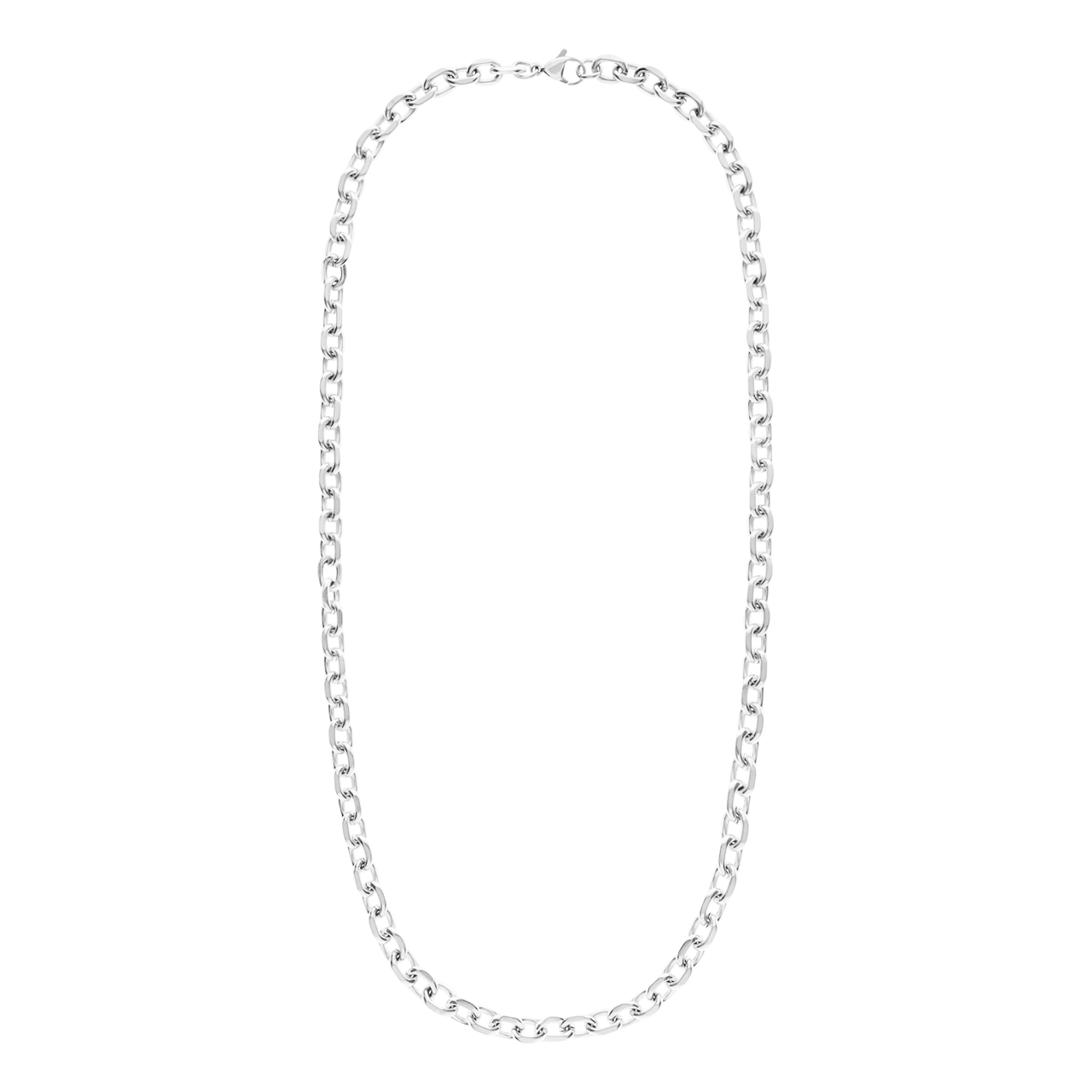 Halskette aus Edelstahl, chunky