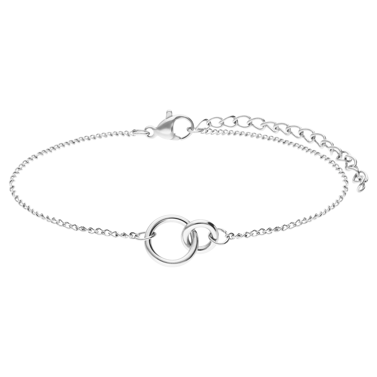 Armbänder aus Edelstahl, Mutter/Tochter, 2 Kreise