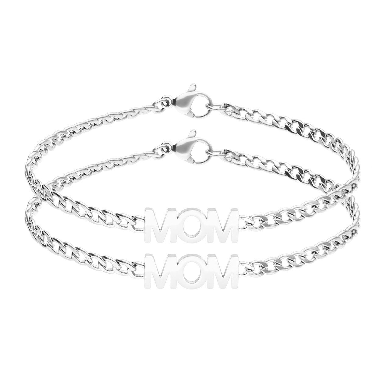 Stainless steel armbanden mom