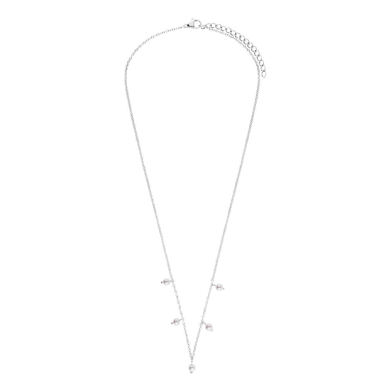 Myla stainless steel ketting met parels voor dames