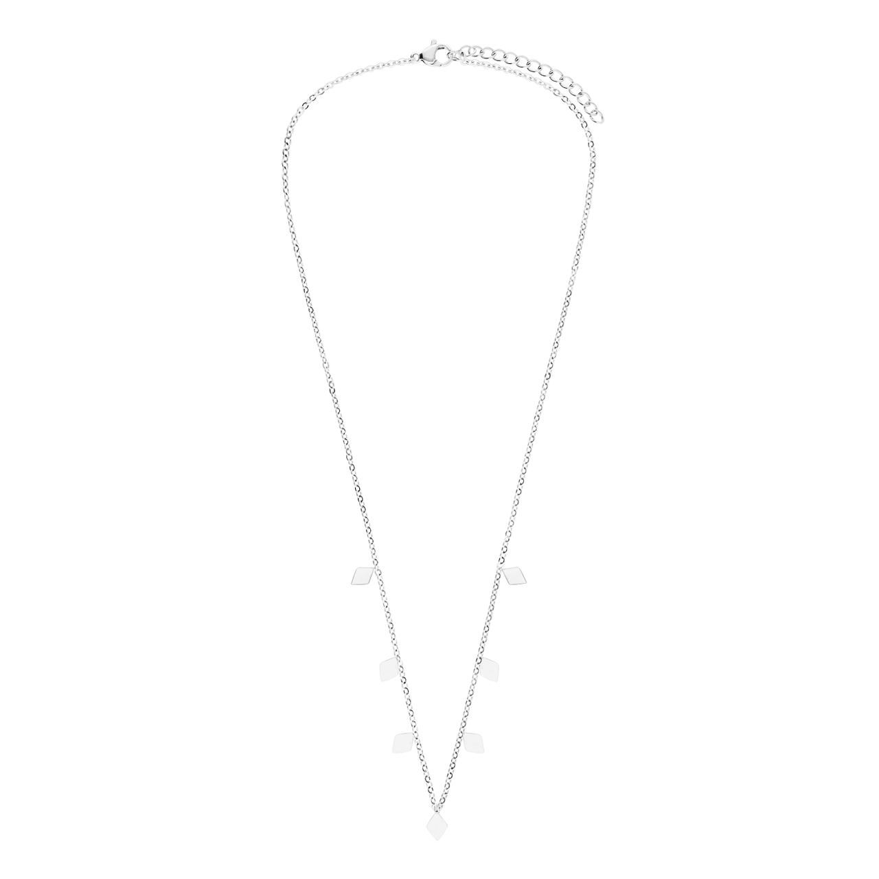 Myla stainless steel ketting met ruit voor dames