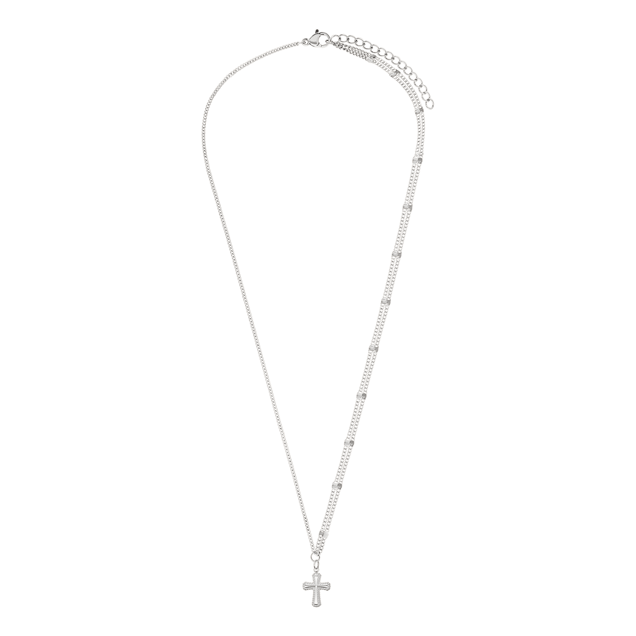 Myla stainless steel ketting met kruis voor dames