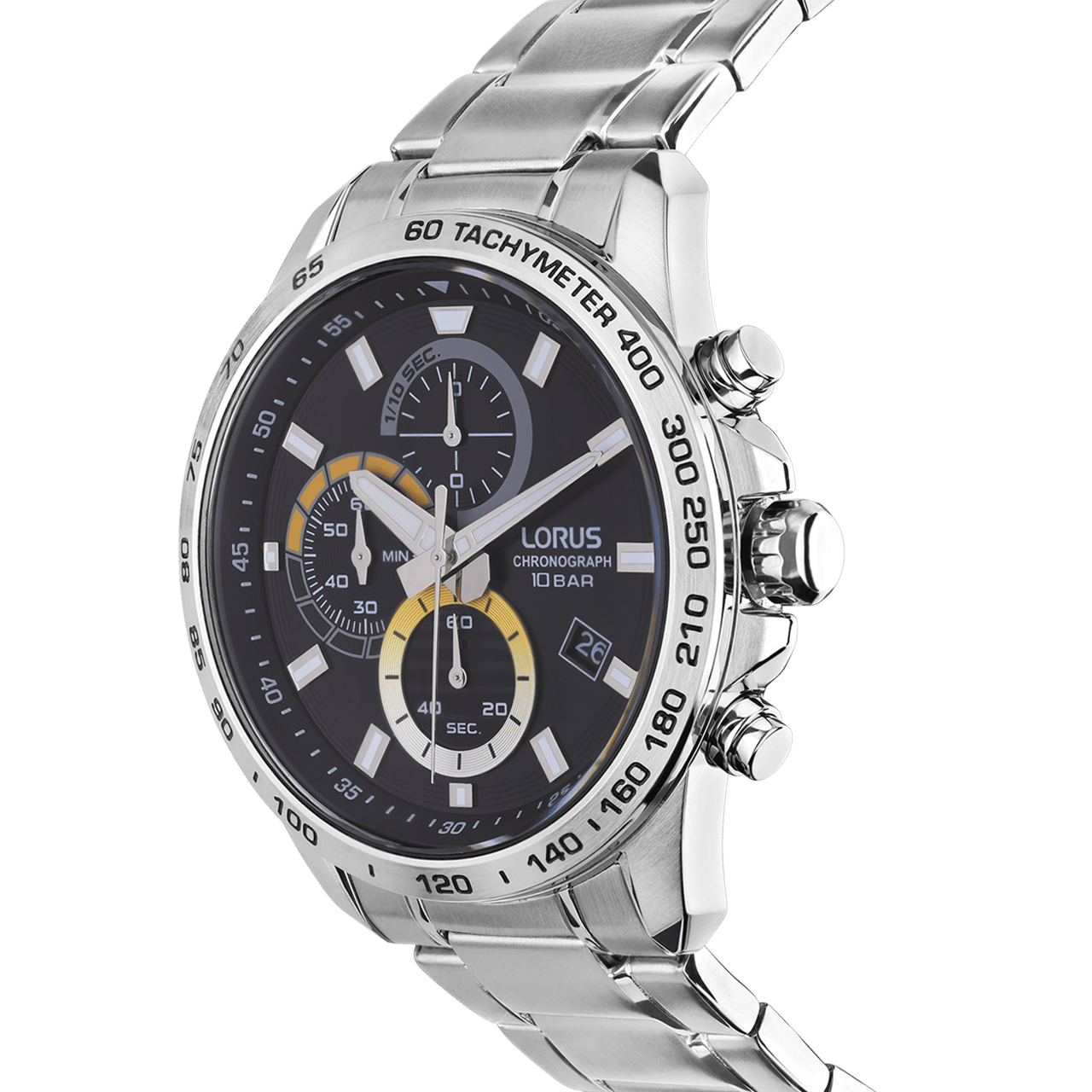 Lorus herenhorloge met stainless steel band RM351JX9