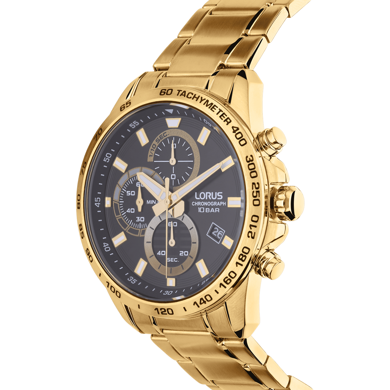 Lorus goldfarbene Herrenuhr RM358JX9