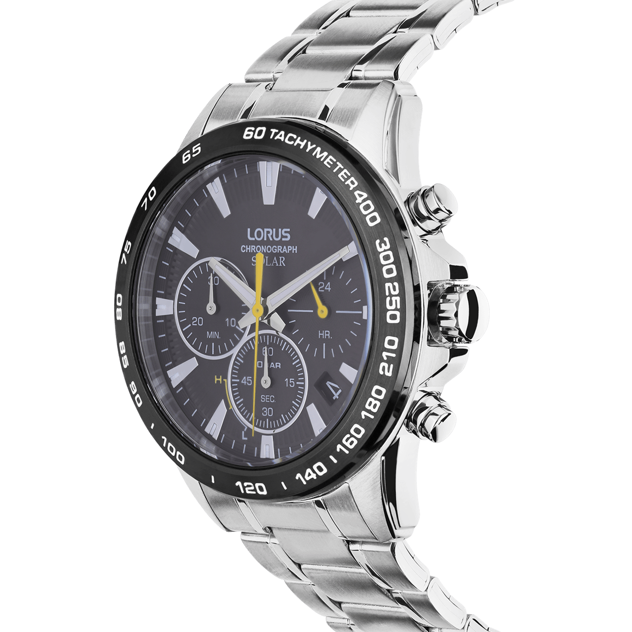 Lorus solar herenhorloge met stainless steel band RZ507AX9