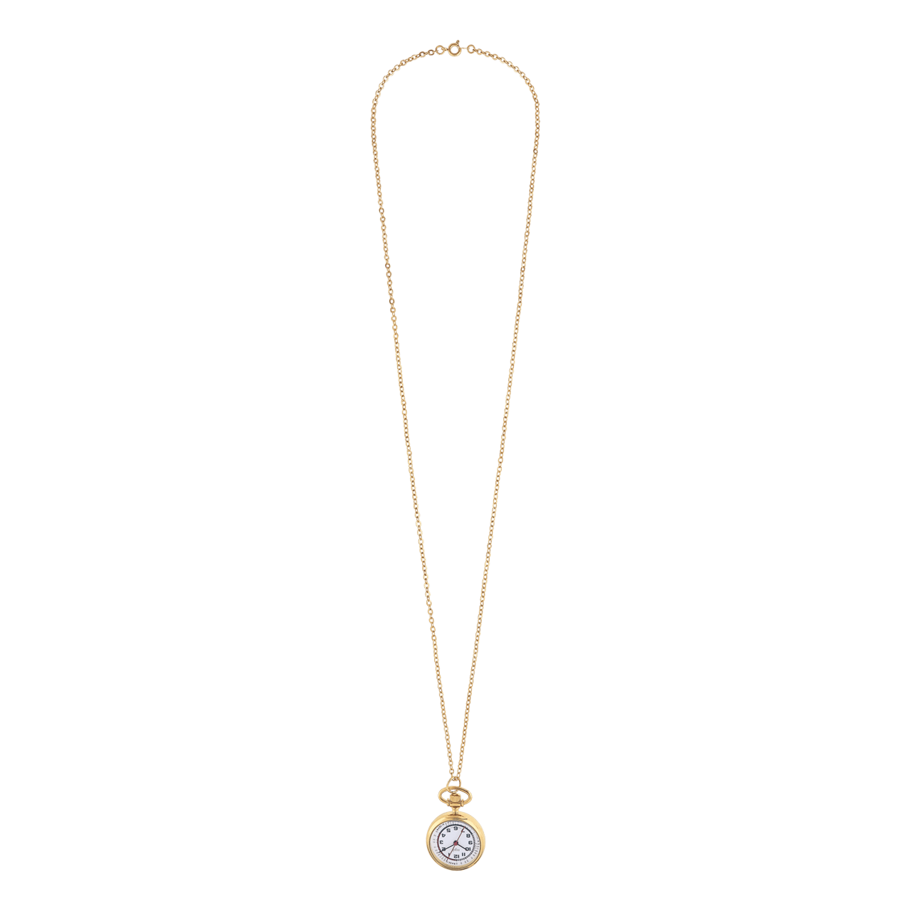 Regal Schwesternuhr, goldfarben, mit Kette