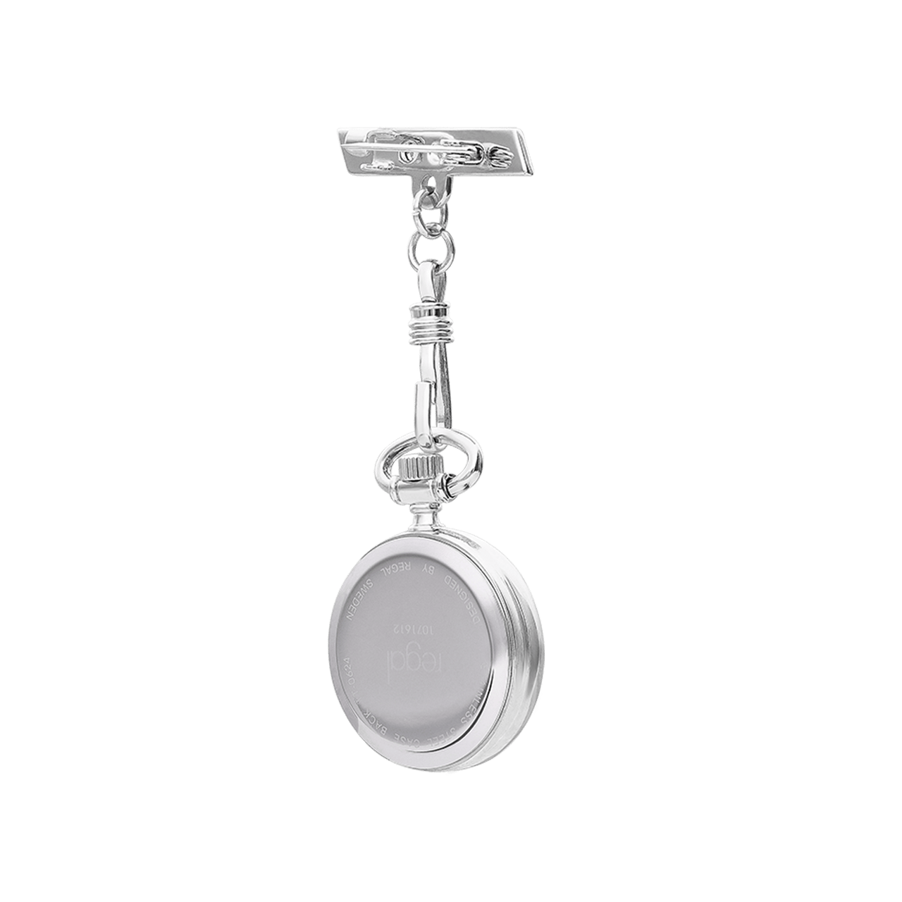 Regal zustershorloge zilverkleurig met ketting
