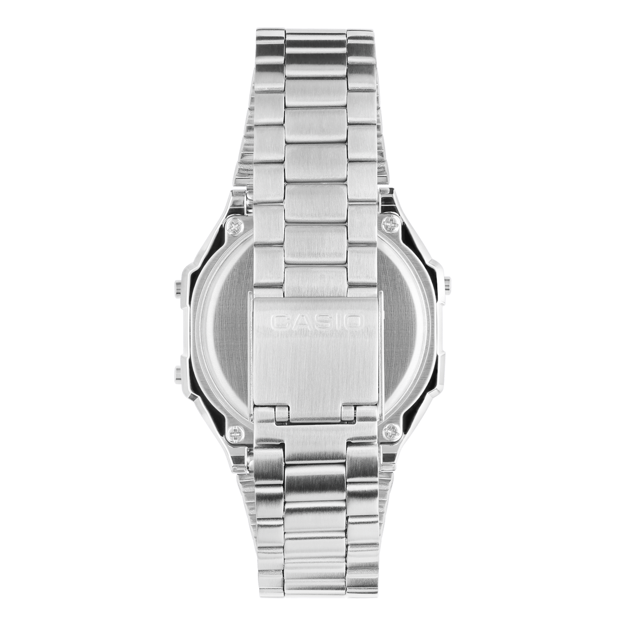 Casio Armbanduhr im Retrolook, Silber, A168WEHA-9AEF