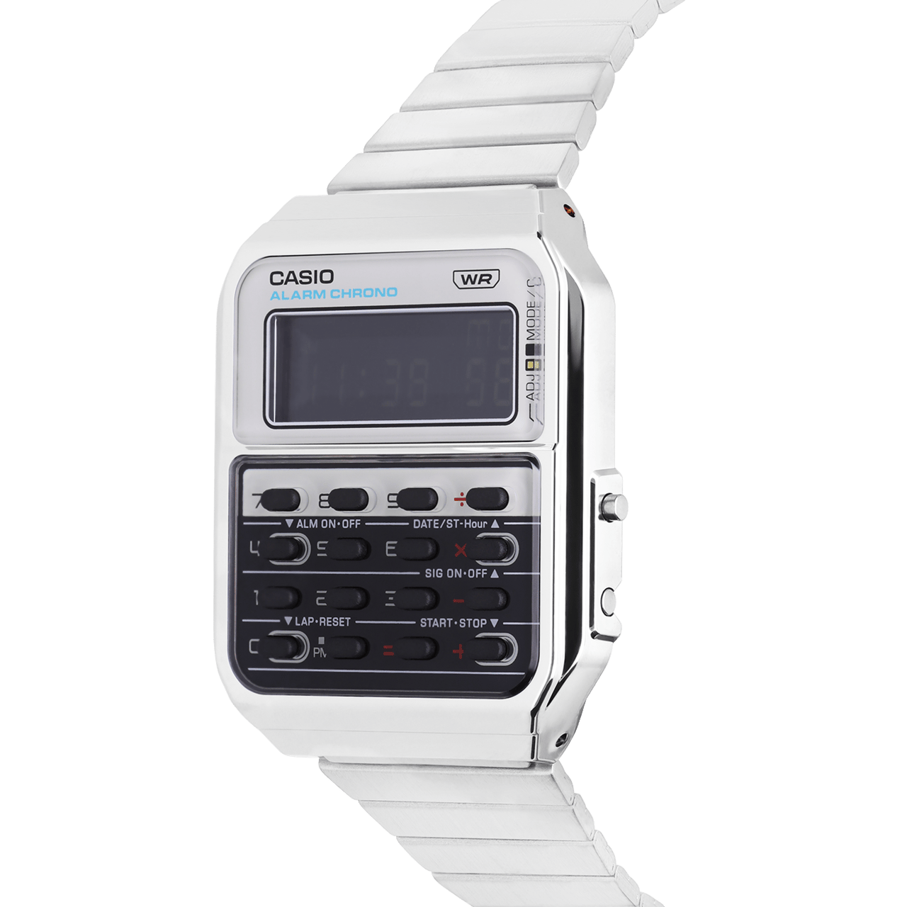 Casio Armbanduhr mit Taschenrechnerfunktion, CA-500WE-7BEF