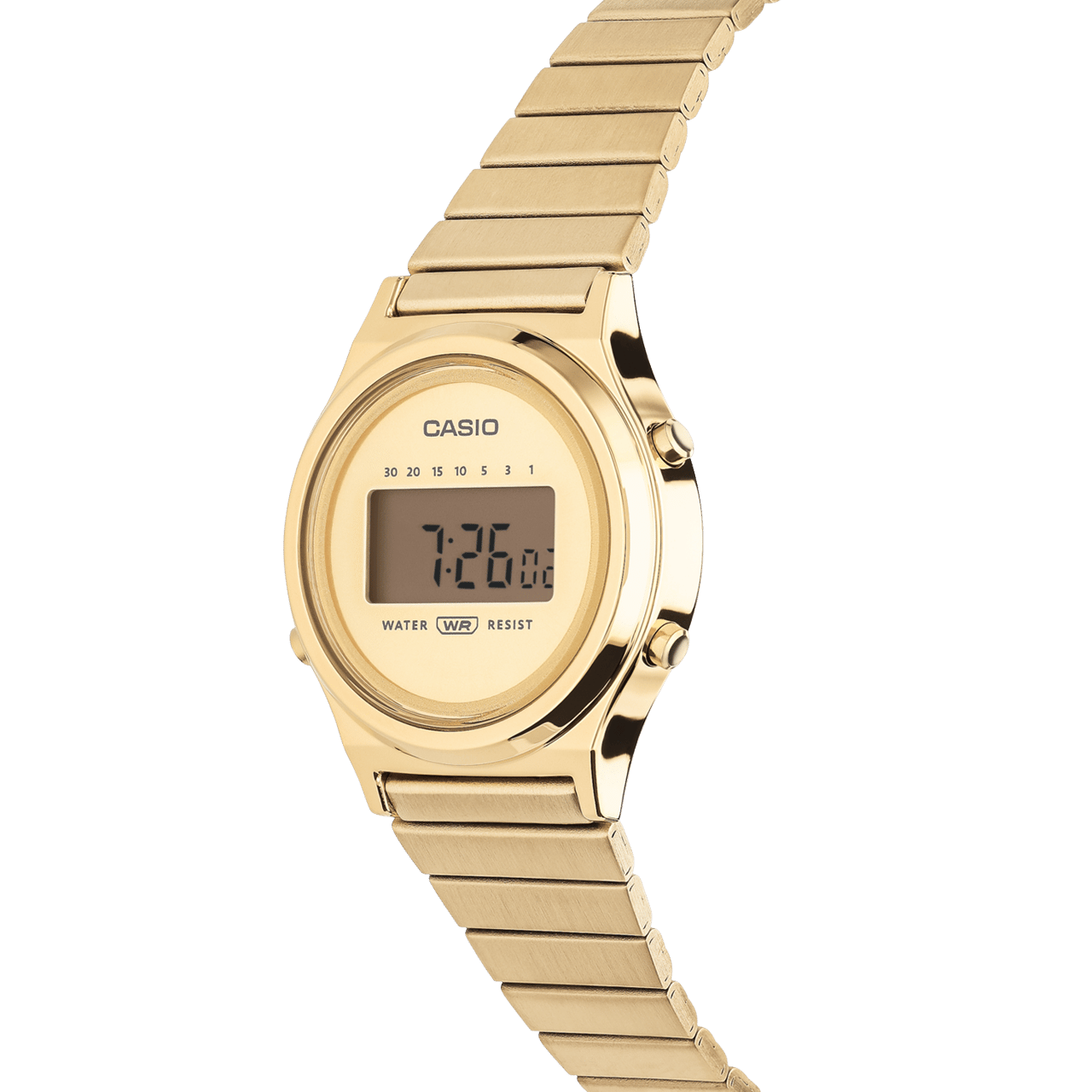 Casio retro dameshorloge goudkleurig LA700WEG-9AEF
