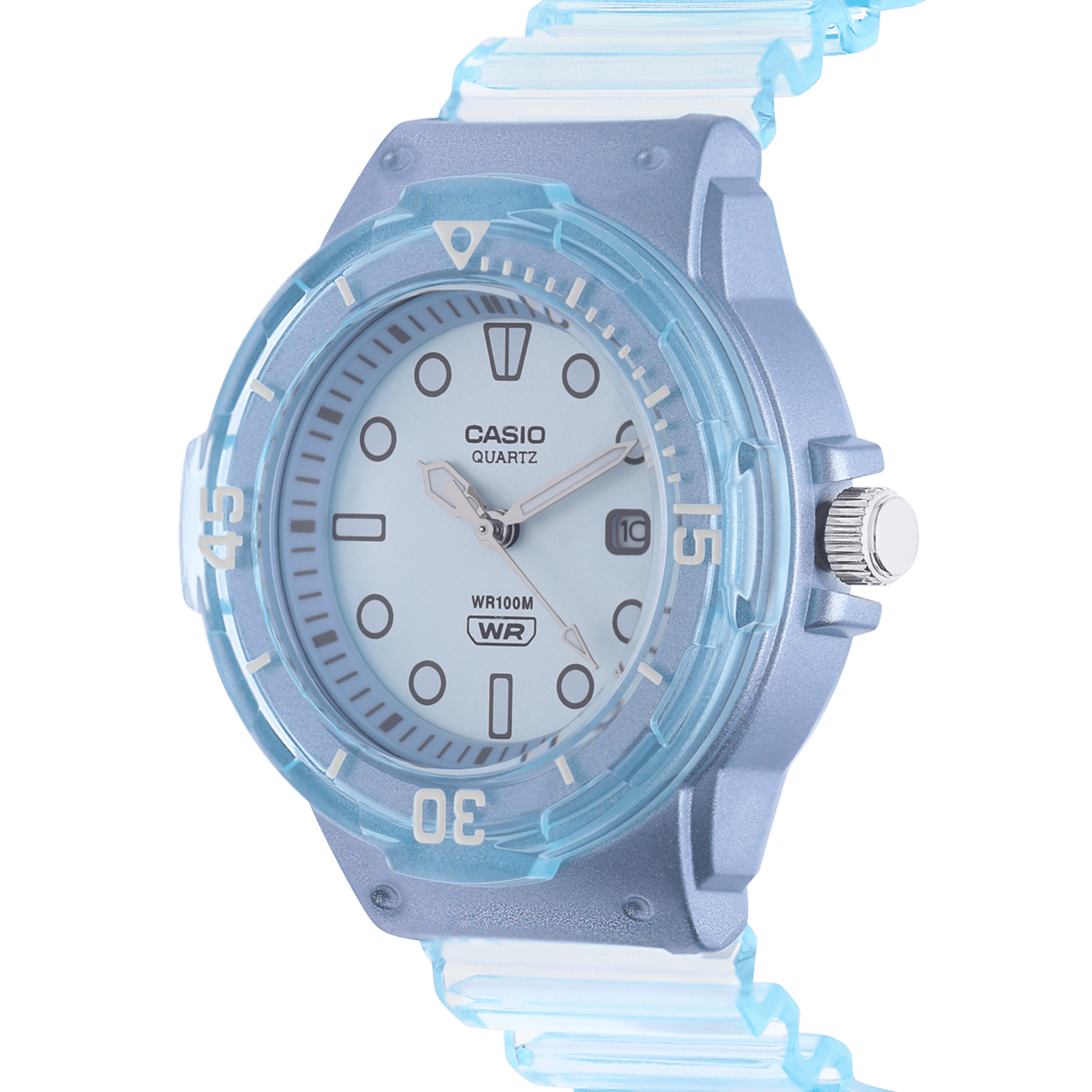 Casio Armbanduhr für Damen, Silikon, Blau, LRW-200HS-2EVEF