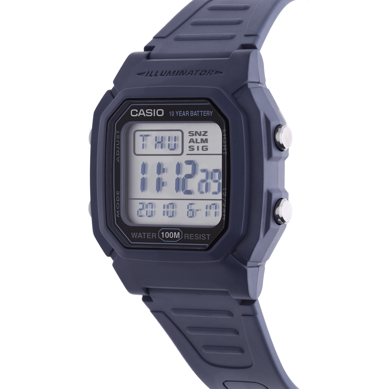 Casio digitaal horloge blauw W-800H-2AVES