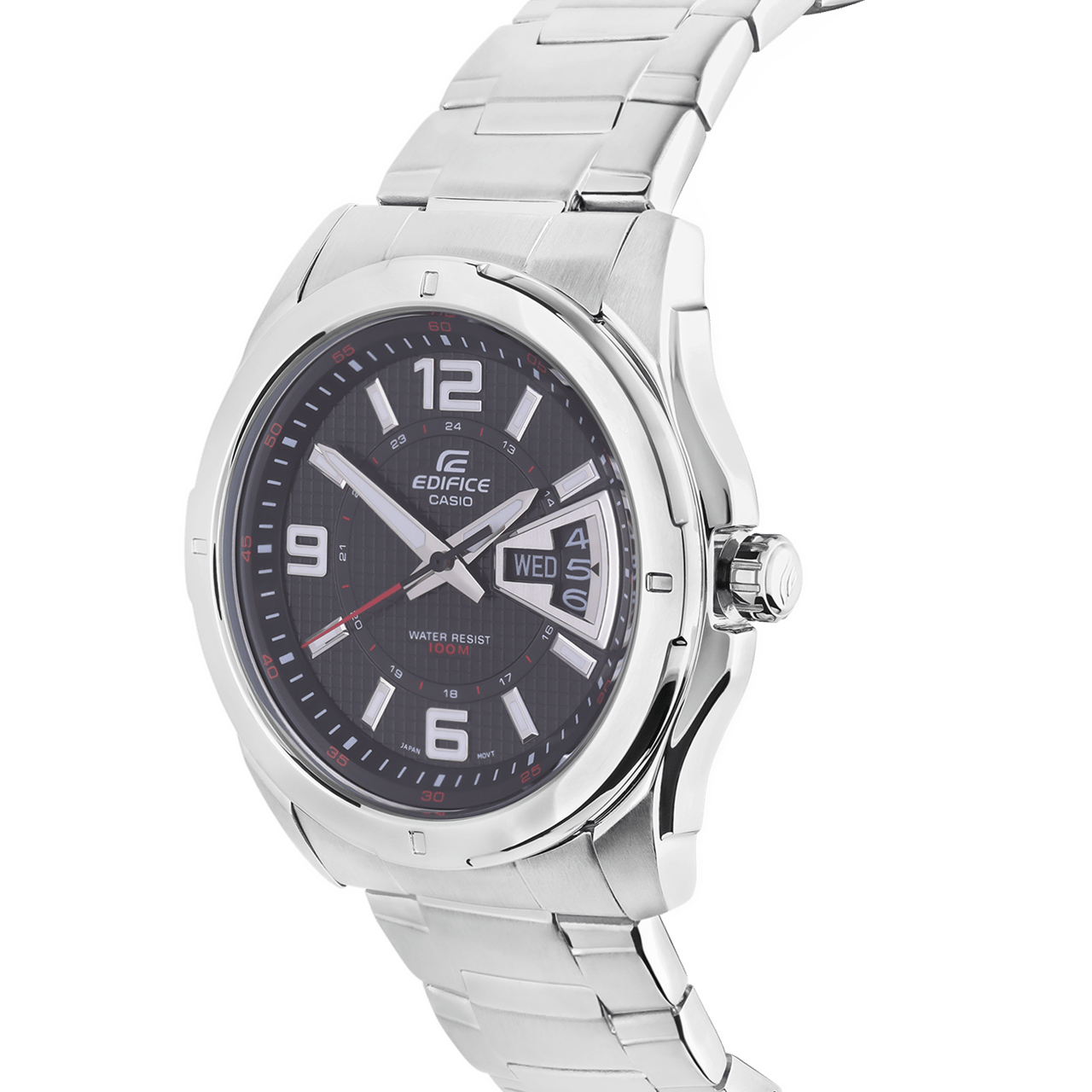 Edifice Uhr mit Armband aus Edelstahl EF-129D-1AVEF