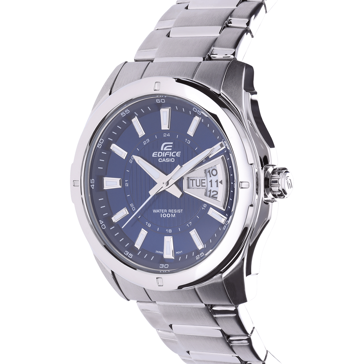 Edifice Uhr mit Armband aus Edelstahl EF-129D-2AVEF