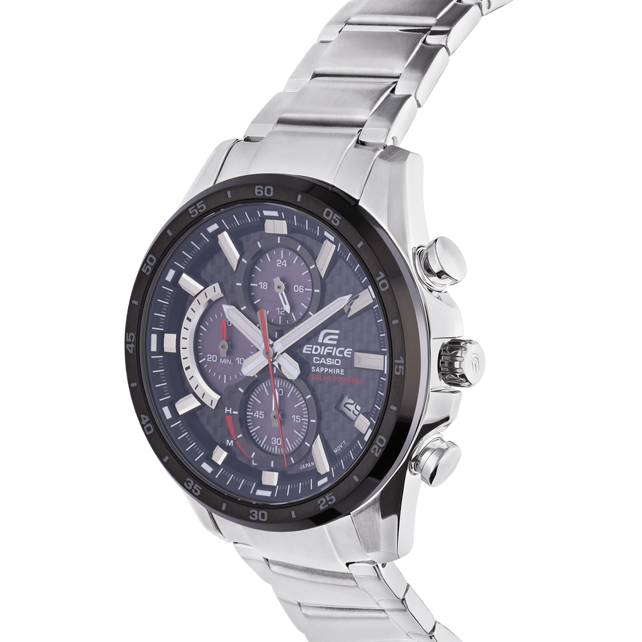 Edifice Uhr mit Armband aus Edelstahl, Solarfunktion, EFS-S540DB-1AUEF