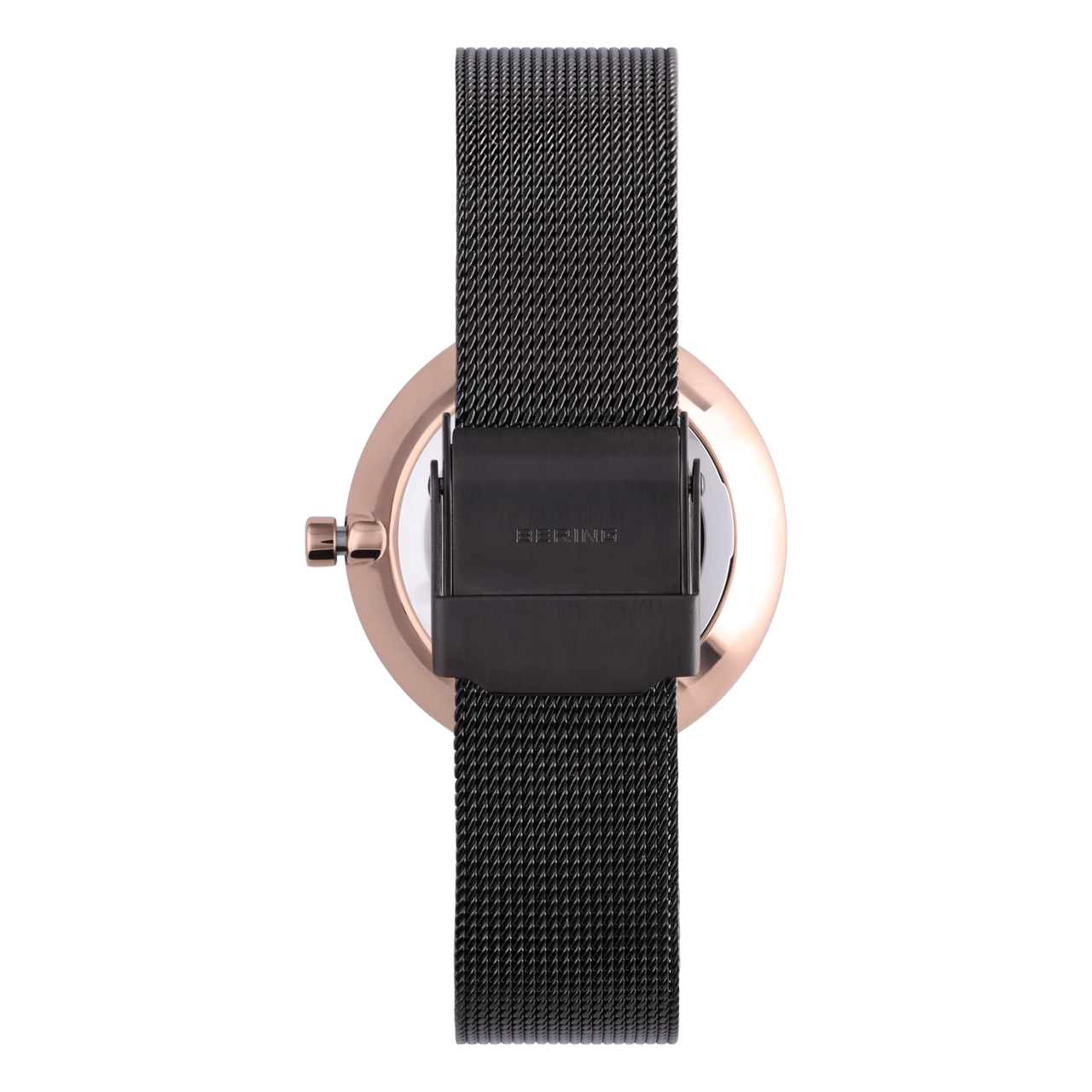 Bering Uhr mit Solarfunktion und Armband aus Mesh, Grau, 14331-369