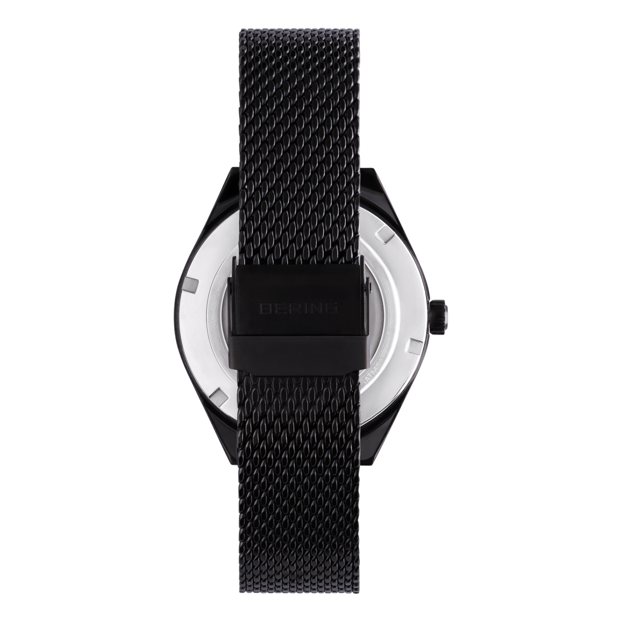 Bering Uhr mit Armband aus Mesh, Grau, 16743-377