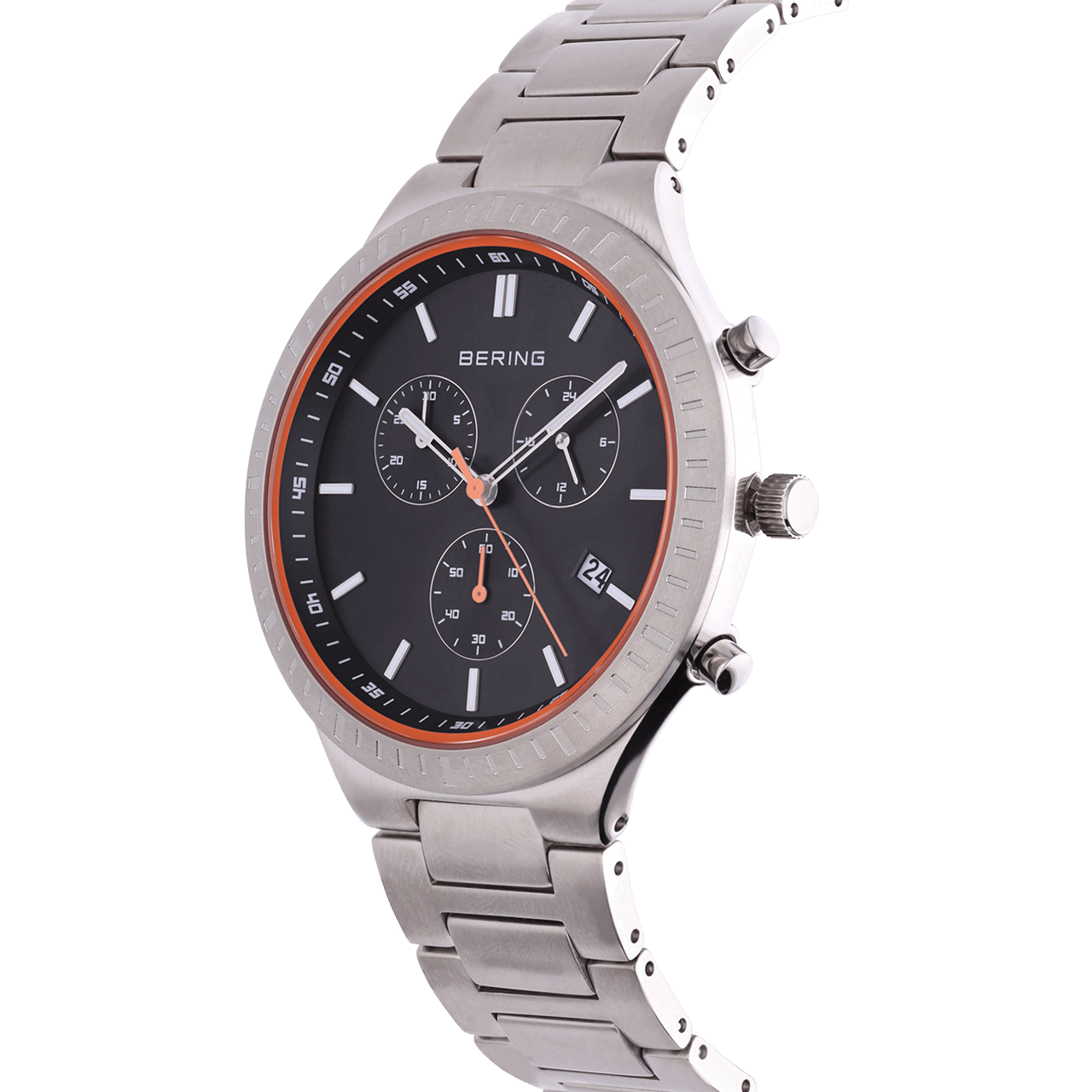 Bering horloge titanium zilver 11743-709