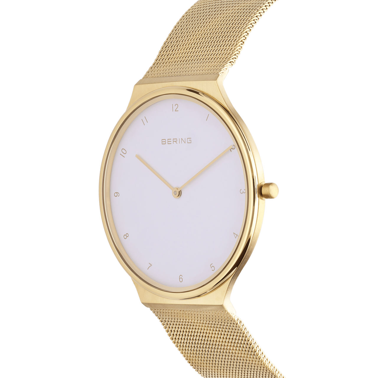 Bering Uhr mit Armband aus Mesh, Gold, 18440-3334