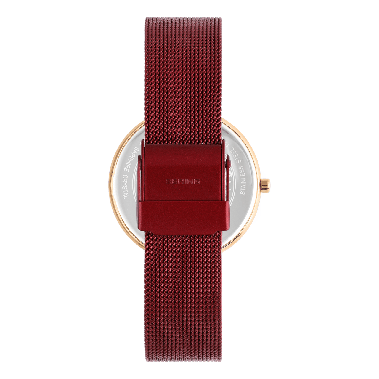 Bering Uhr mit Armband aus Mesh, Grün, 12034-808