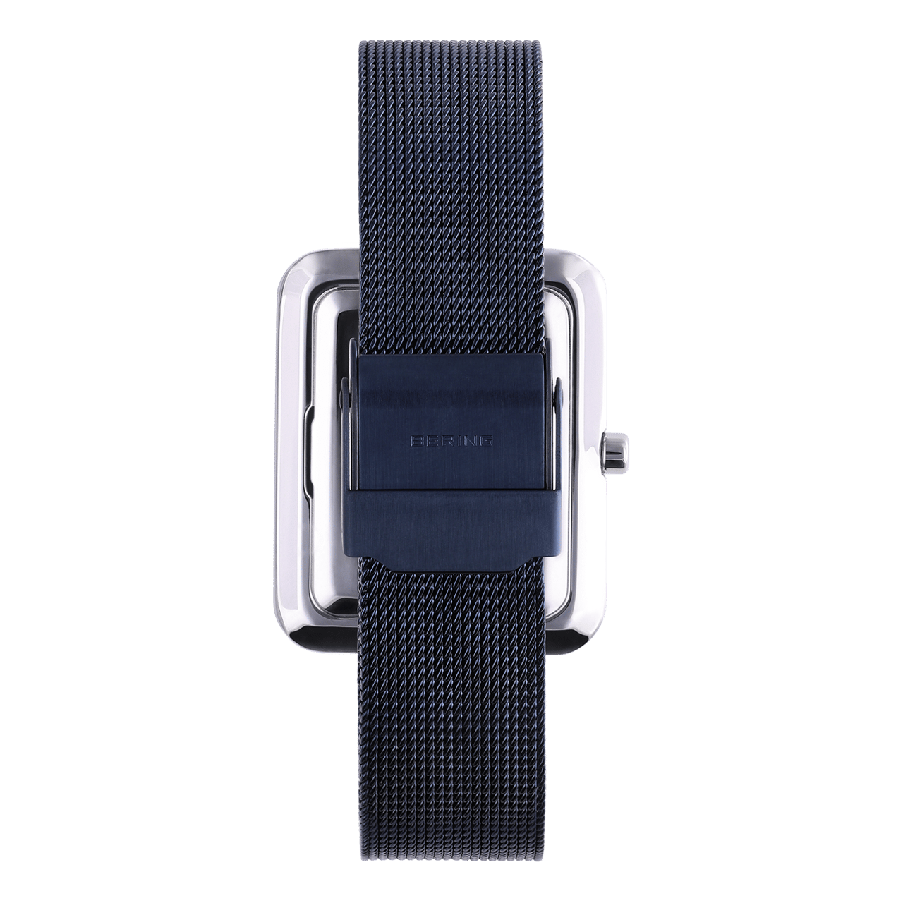 Bering horloge met mesh band blauw 14528-307