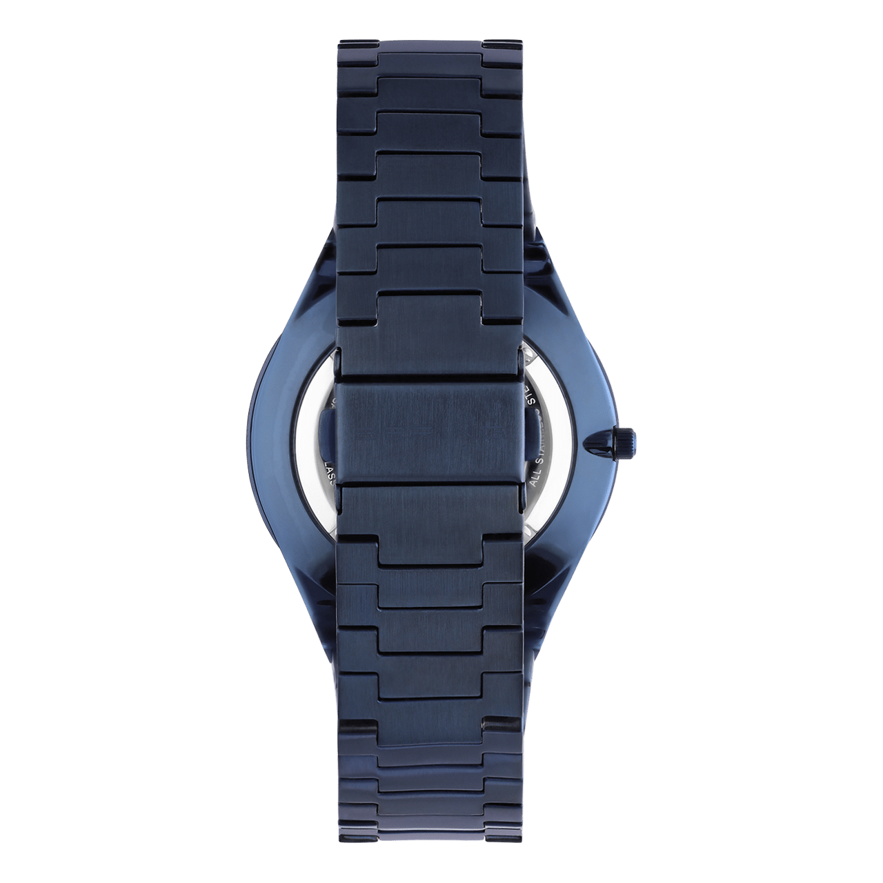 Bering horloge met stalen band blauw 18940-797