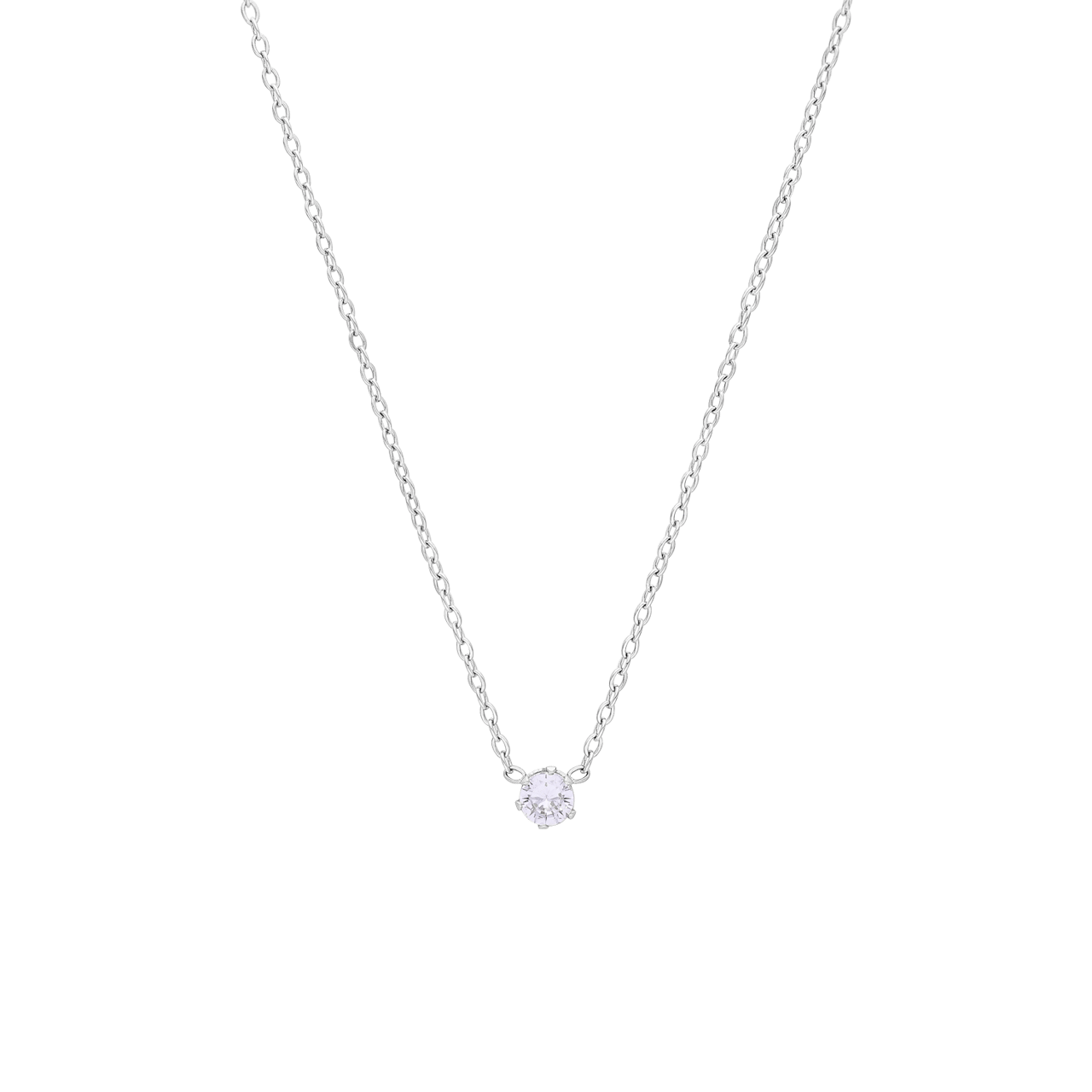 Regal Geschenkset Armbanduhr mit kostenloser Halskette, Silber