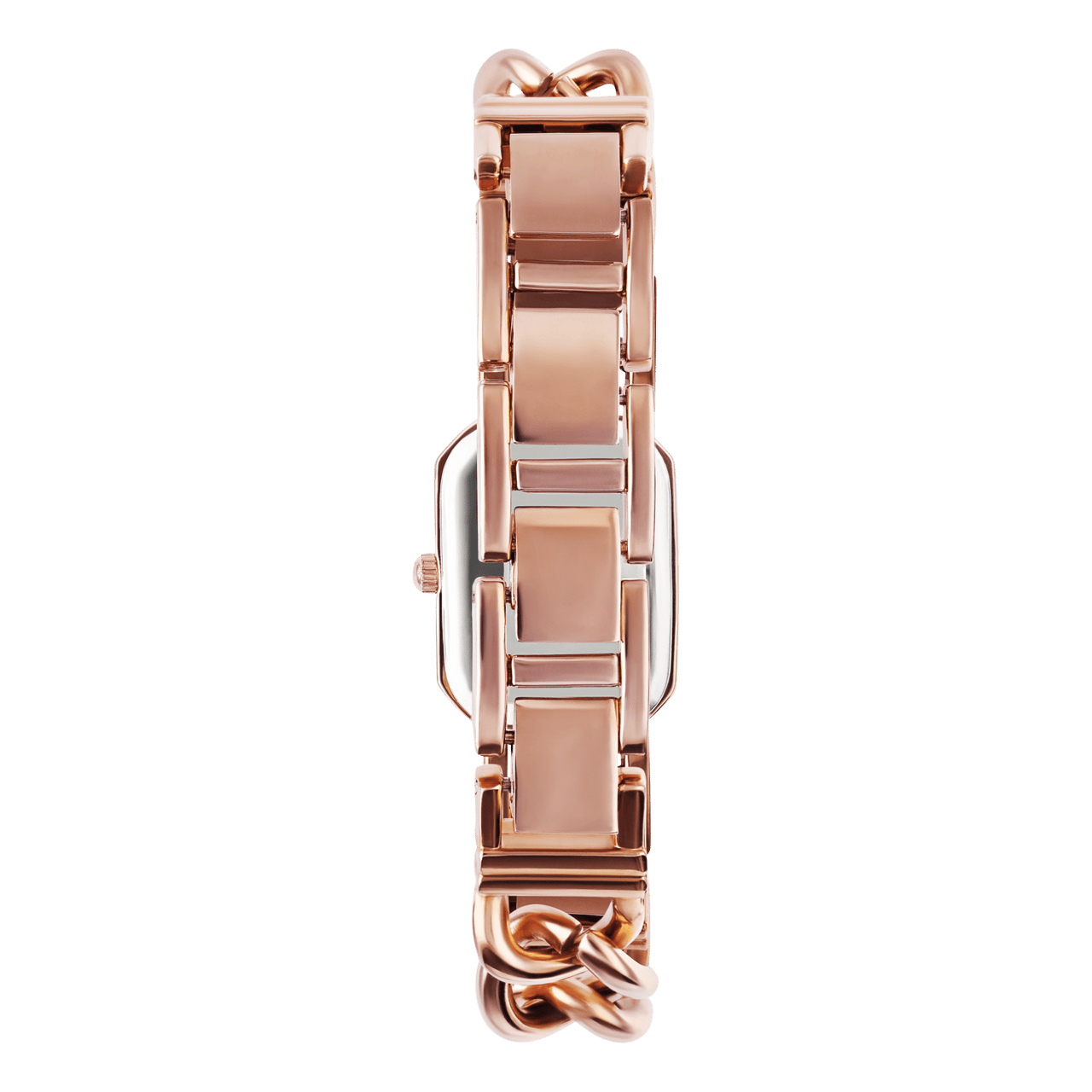 Donna Mae horloge rosé-kleurig schakelband