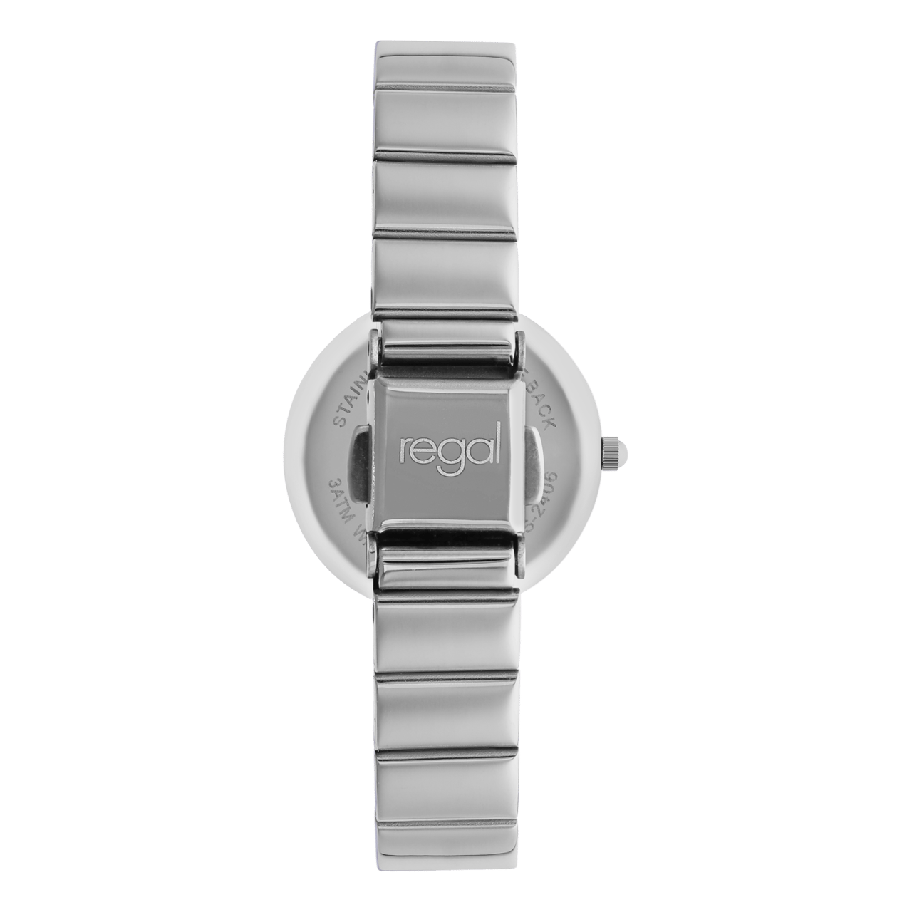 Regal dameshorloge zilver met steentjes