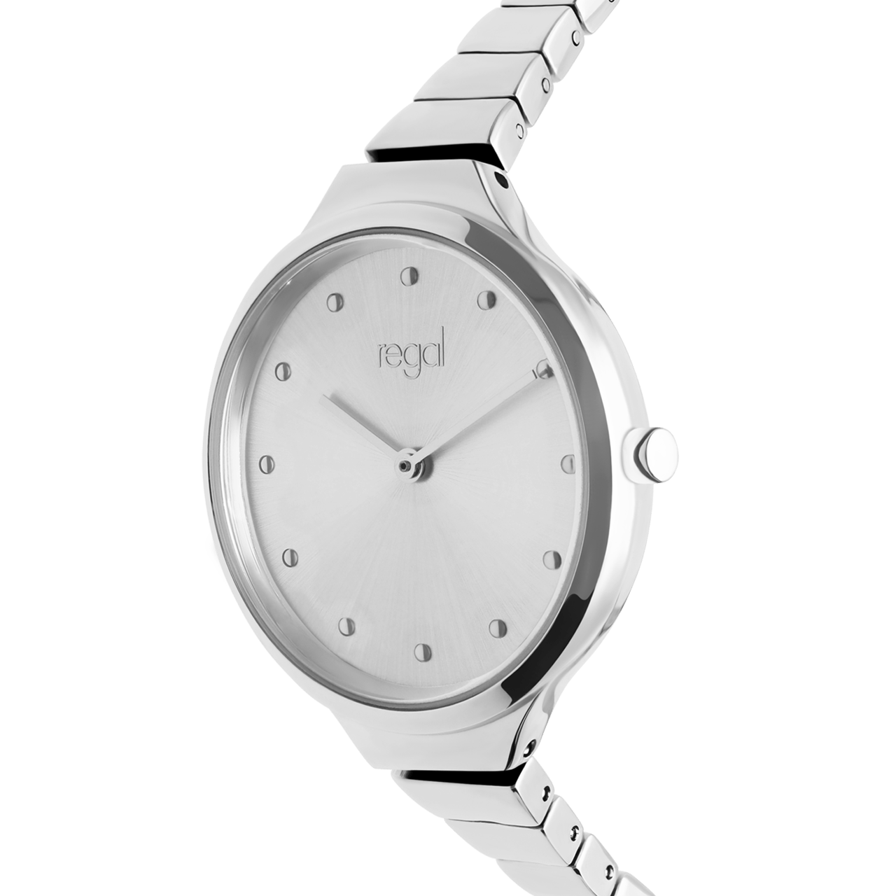 Regal Armbanduhr für Damen, silberfarben