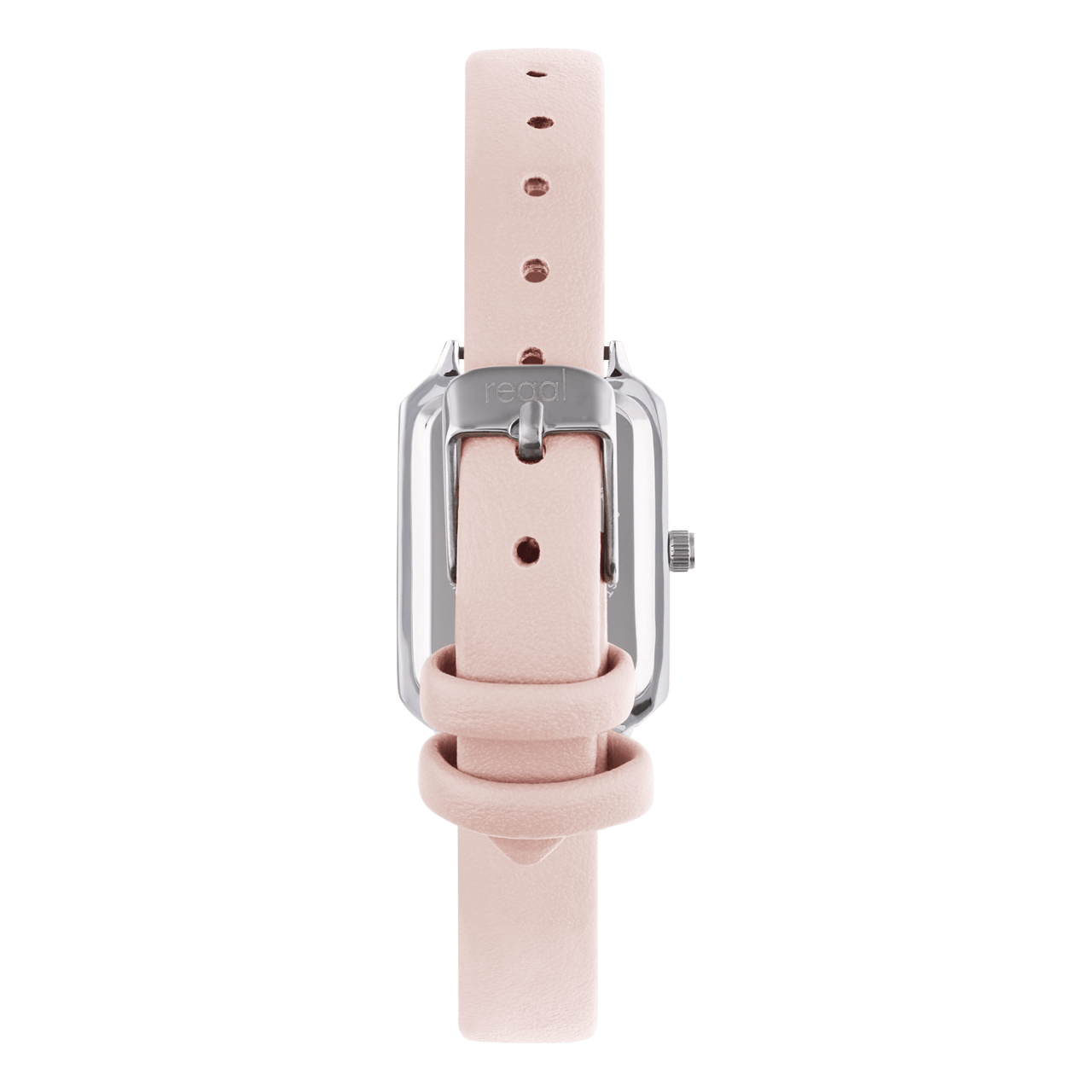 Regal Damen-Armbanduhr mit pfirsichfarbenem Armband