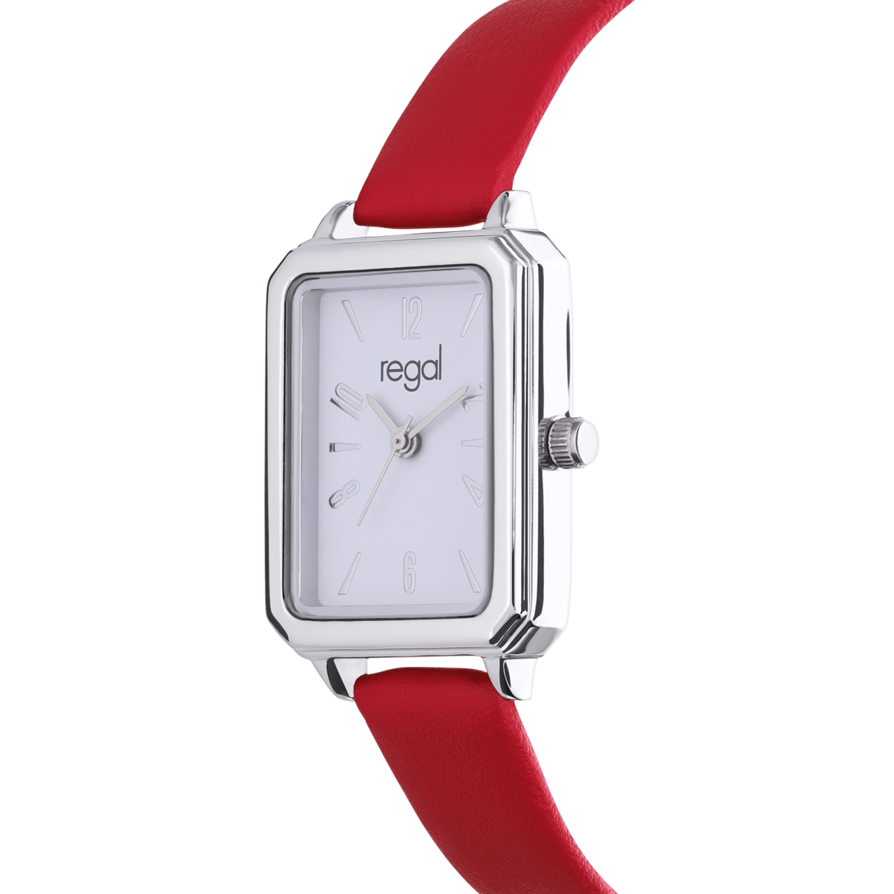 Regal dames horloge met rode band