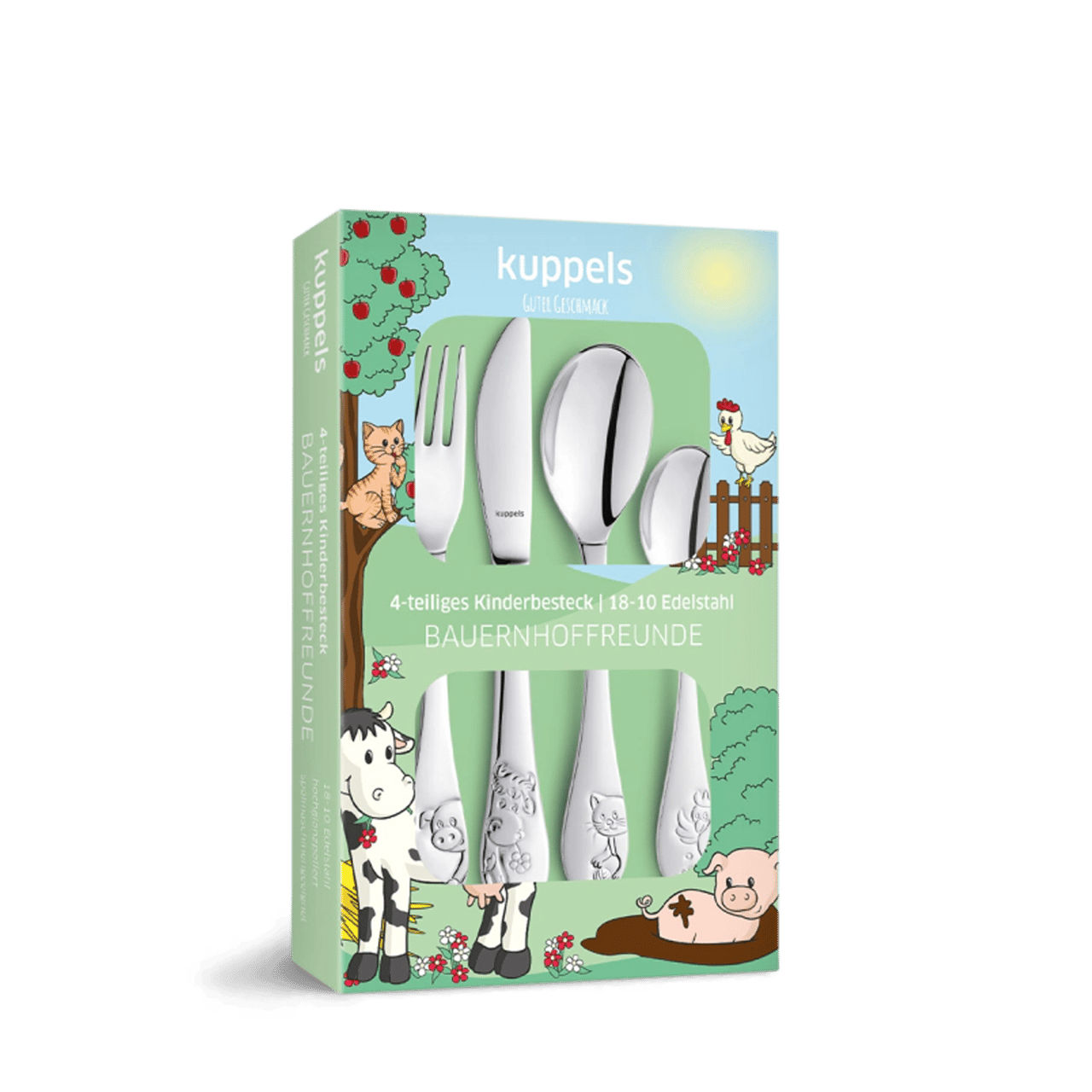 Besteckset Bauernhoftiere 4-teilig