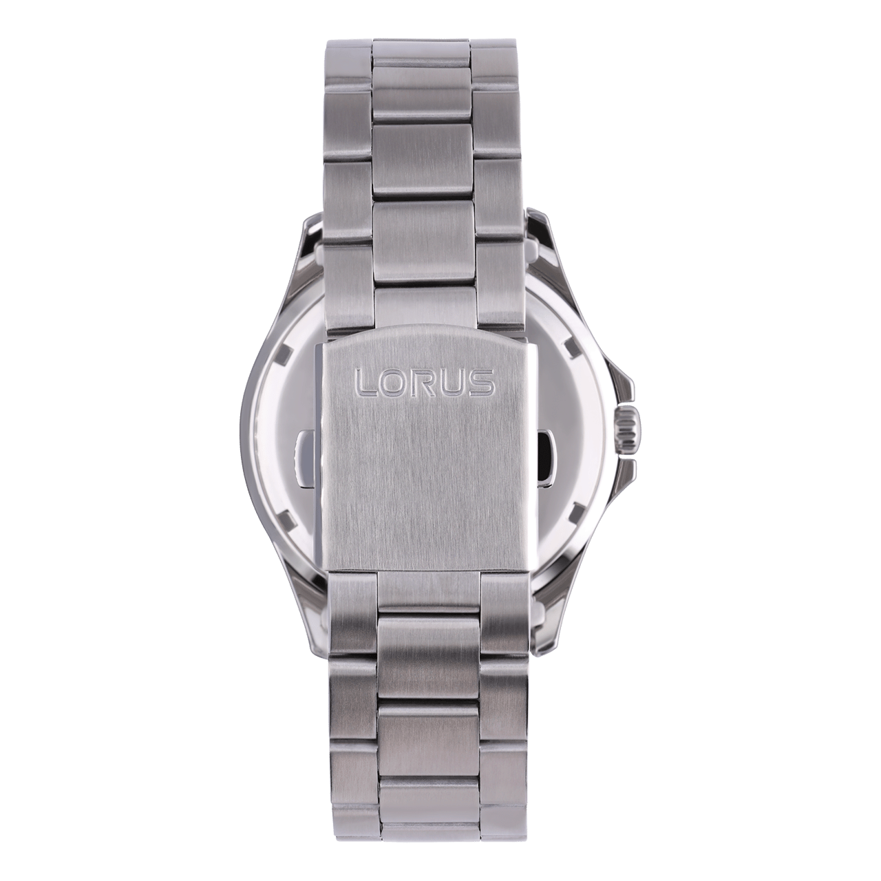 Lorus herenhorloge stainless steel met blauw accent RH989QX9