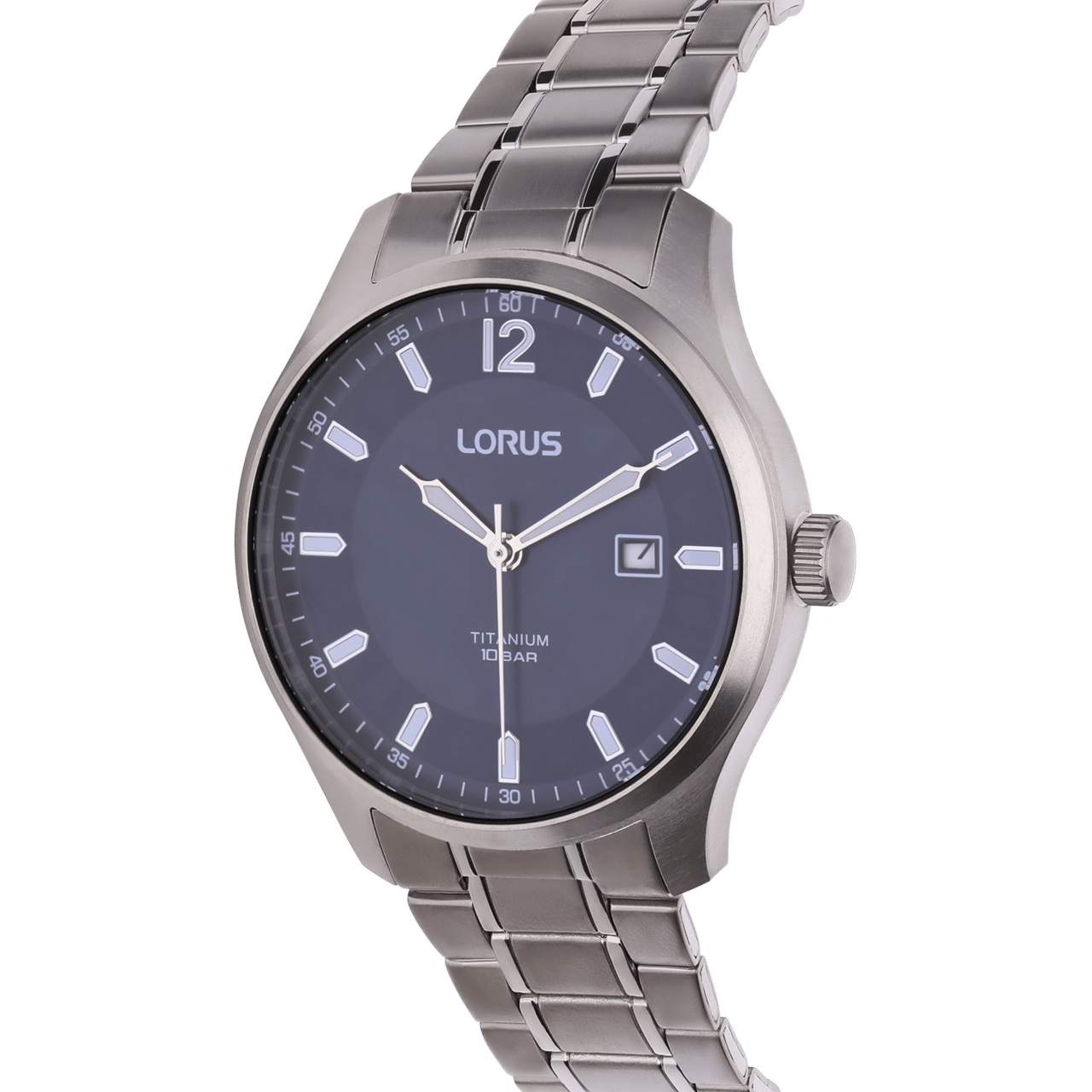 Lorus Herrenuhr, Titan, blaues Zifferblatt, RH997QX9