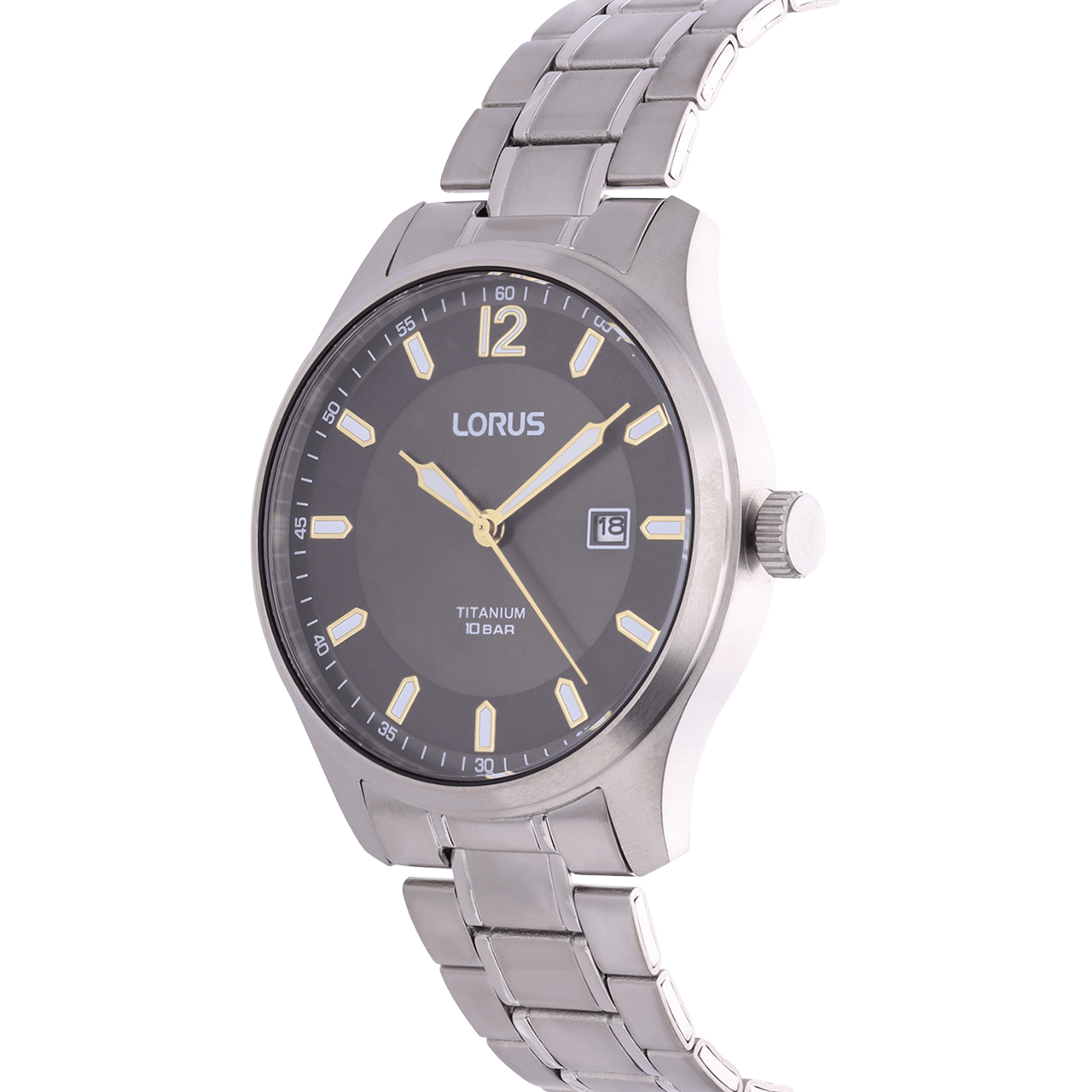 Lorus Herrenuhr, Titan, graues Zifferblatt, RH999QX9
