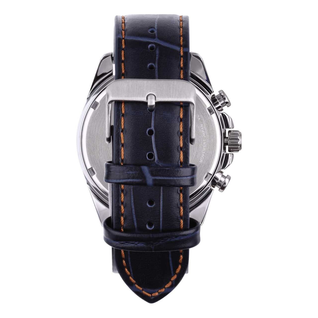 Lorus herenhorloge chronograph blauw leer RT359KX9