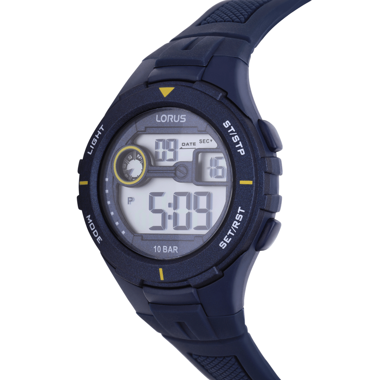 Lorus digitaal horloge silicon band blue R2383PX9