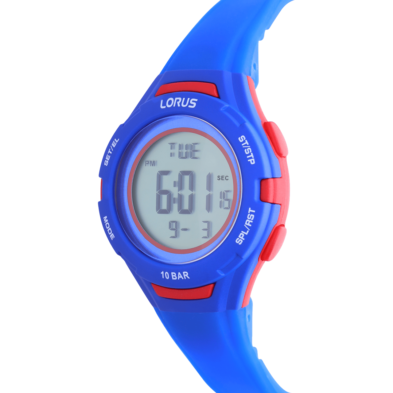 Lorus kids digitaal horloge blauw R2389PX9