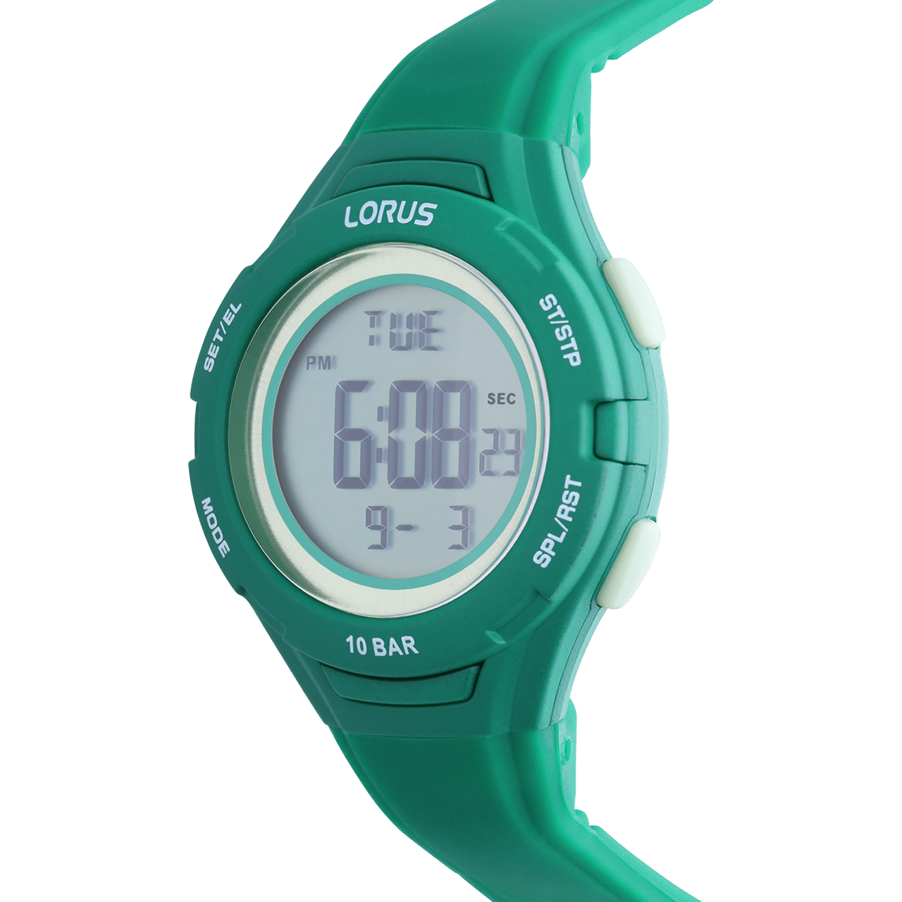 Lorus kids digitaal horloge groen R2391PX9