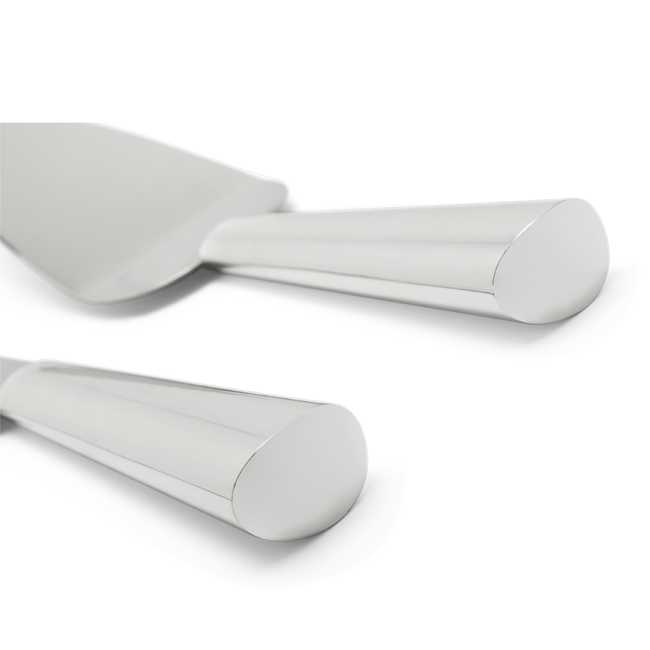 Versilbertes Tortenheber-Set, zweiteilig