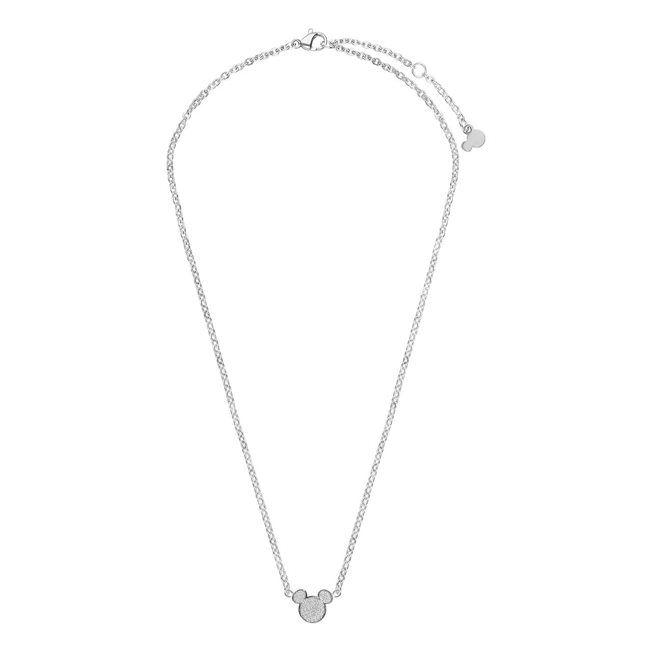 Disney stainless steel ketting Mickey Mouse met glitter