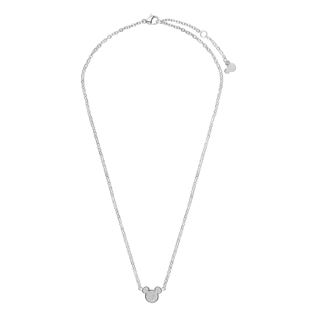 Disney stalen ketting Mickey Mouse met glitter