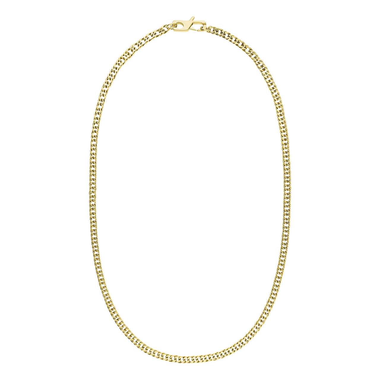 Guess heren stainless steel goldplated collier MY CHAINS